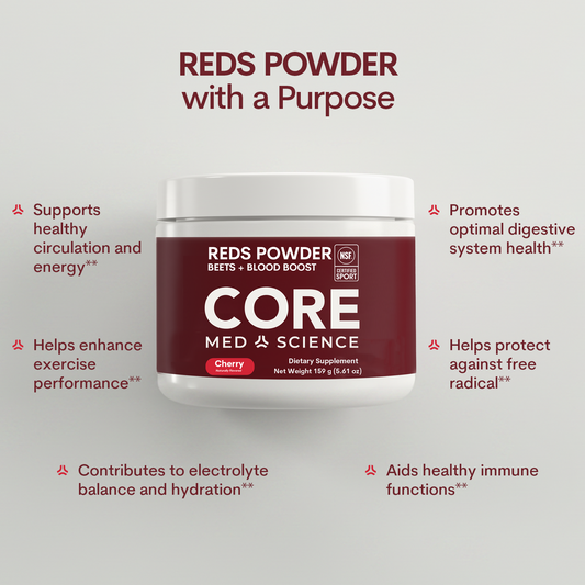 Reds Powder: Beets + Blood Boost (Cherry)
