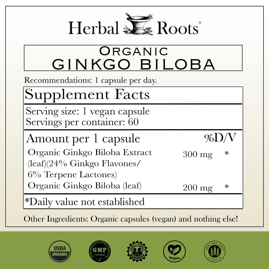 Organic Ginkgo Biloba