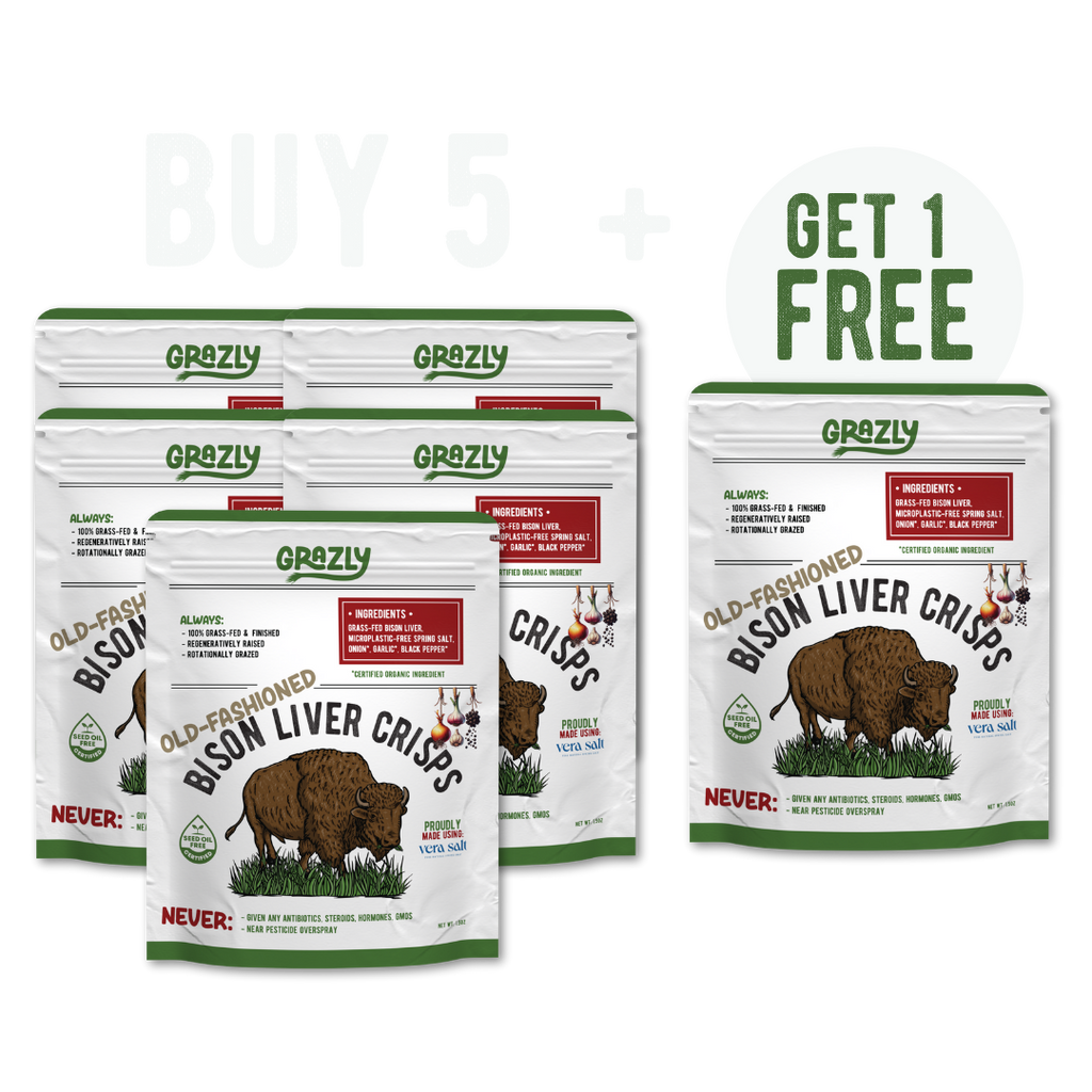 Bison Liver Crisps - 100% Grass-Fed/Finished