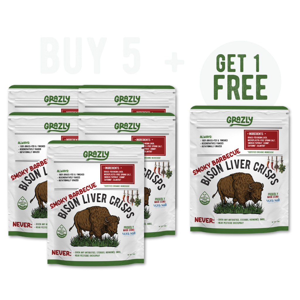 Bison Liver Crisps - 100% Grass-Fed/Finished