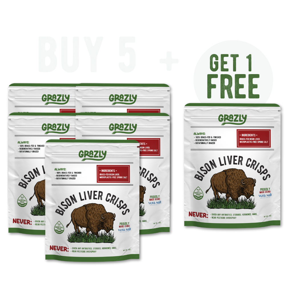 Bison Liver Crisps - 100% Grass-Fed/Finished