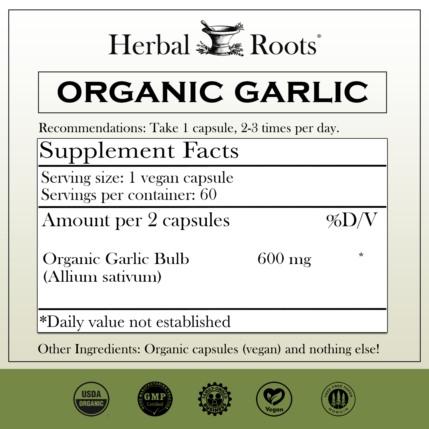 Organic Whole Bulb Garlic