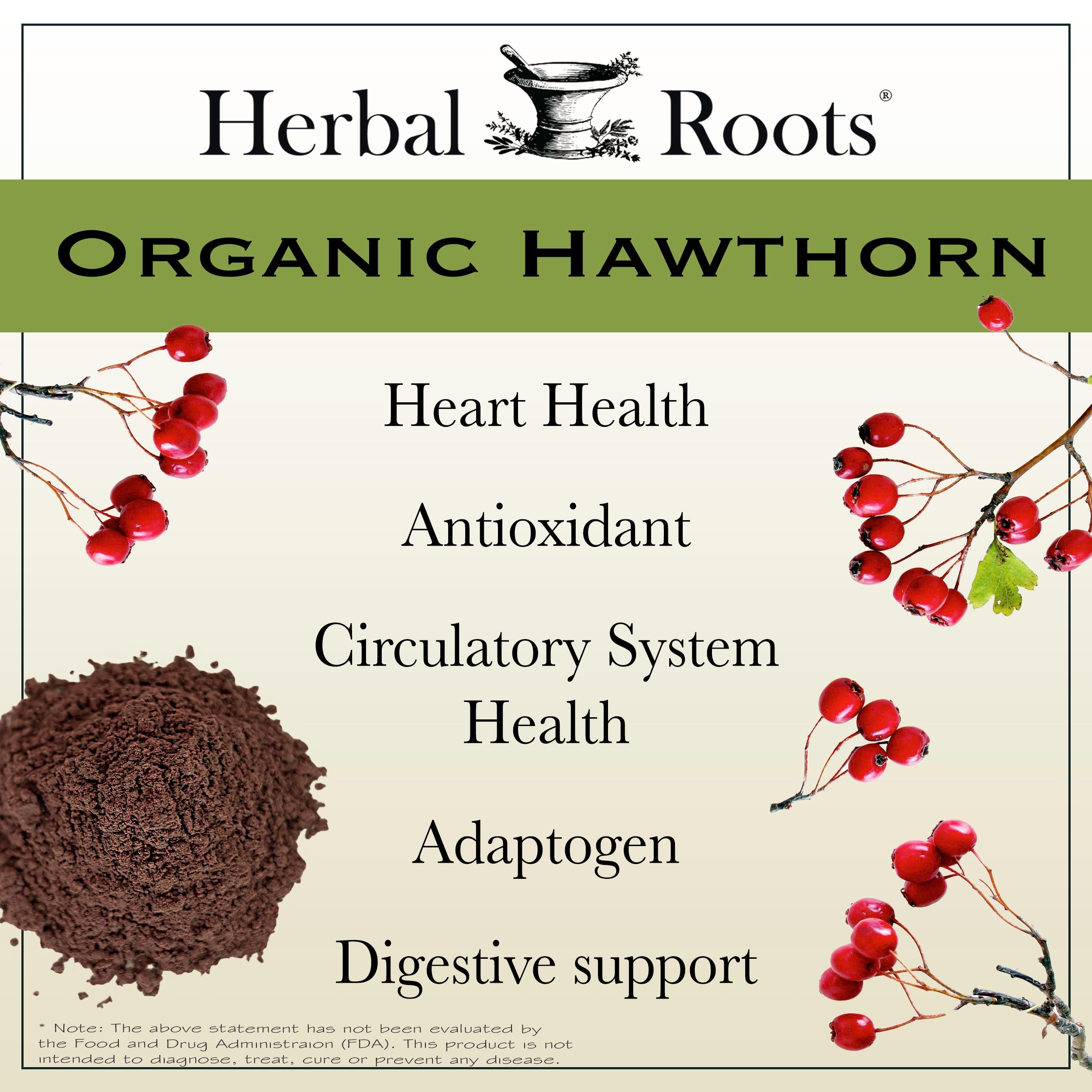 Organic Hawthorn Berry