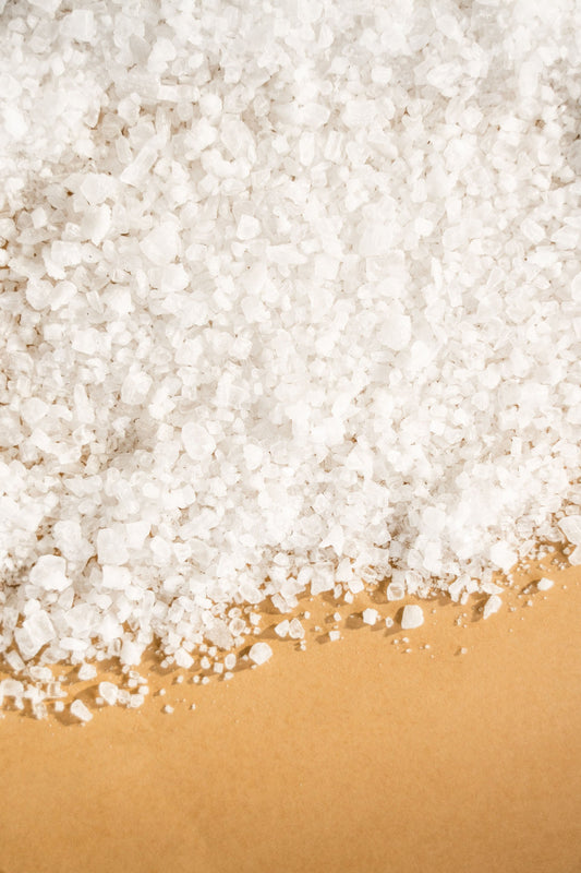 Natural Spring Salt Crystals & Organic Pepper - Glass Mill