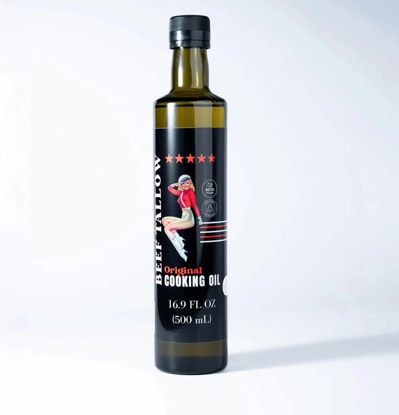 Premium Beef Tallow Cooking Oil - 3 Artisan Flavors | Lady May Tallow