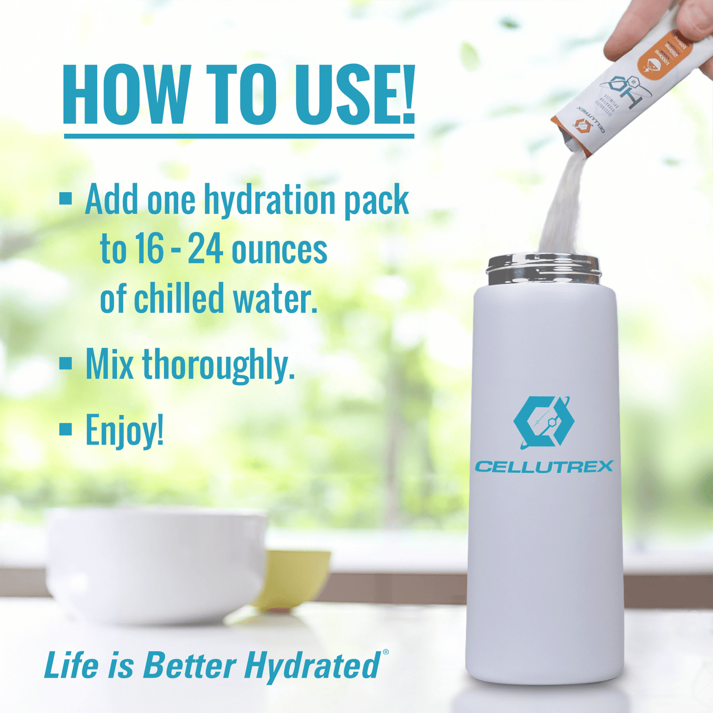 H2O ELECTROLYTES™ - Watermelon | Zero Sugar Electrolyte Powder