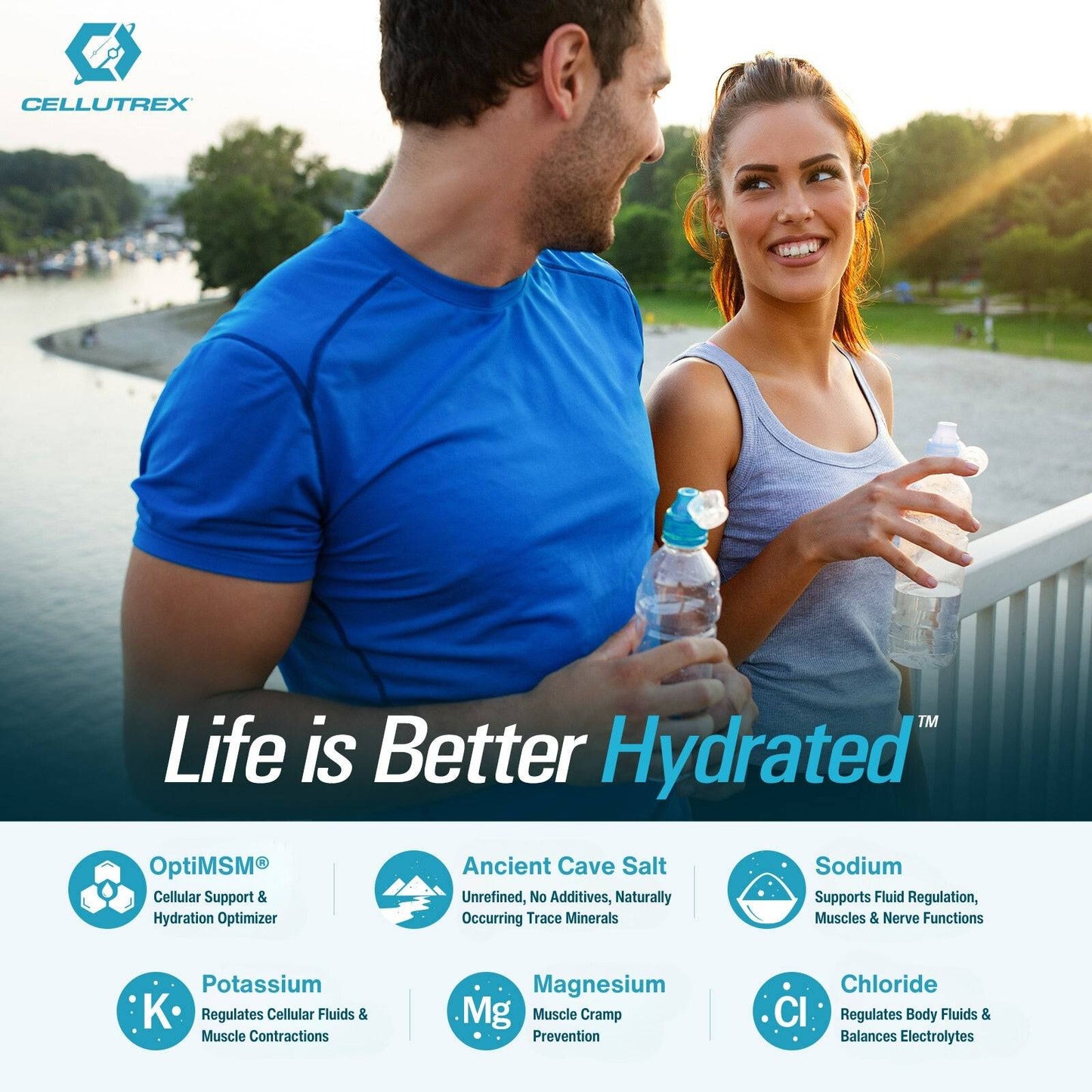 H2O ELECTROLYTES™ - Lemon Lime | Zero Sugar Electrolyte Powder