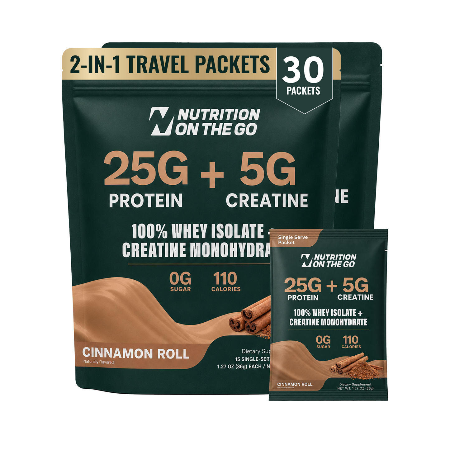 Whey Protein Isolate with Creatine | Single-Serve Packets