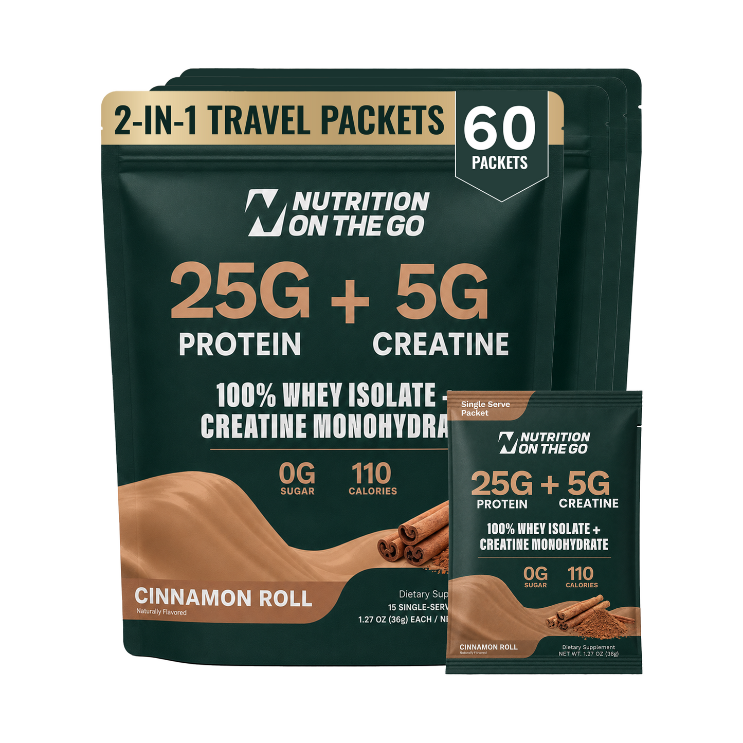 Whey Protein Isolate with Creatine | Single-Serve Packets