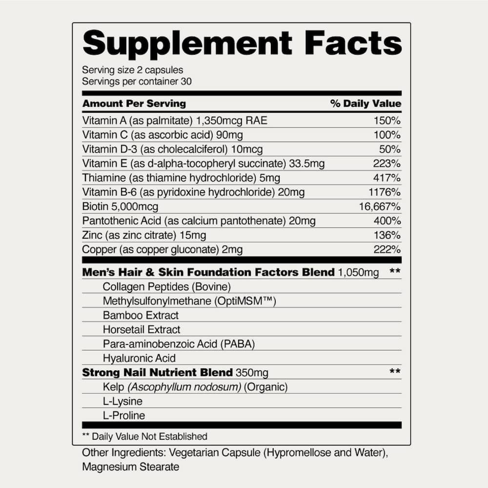 Hair Growth Supplement for Men