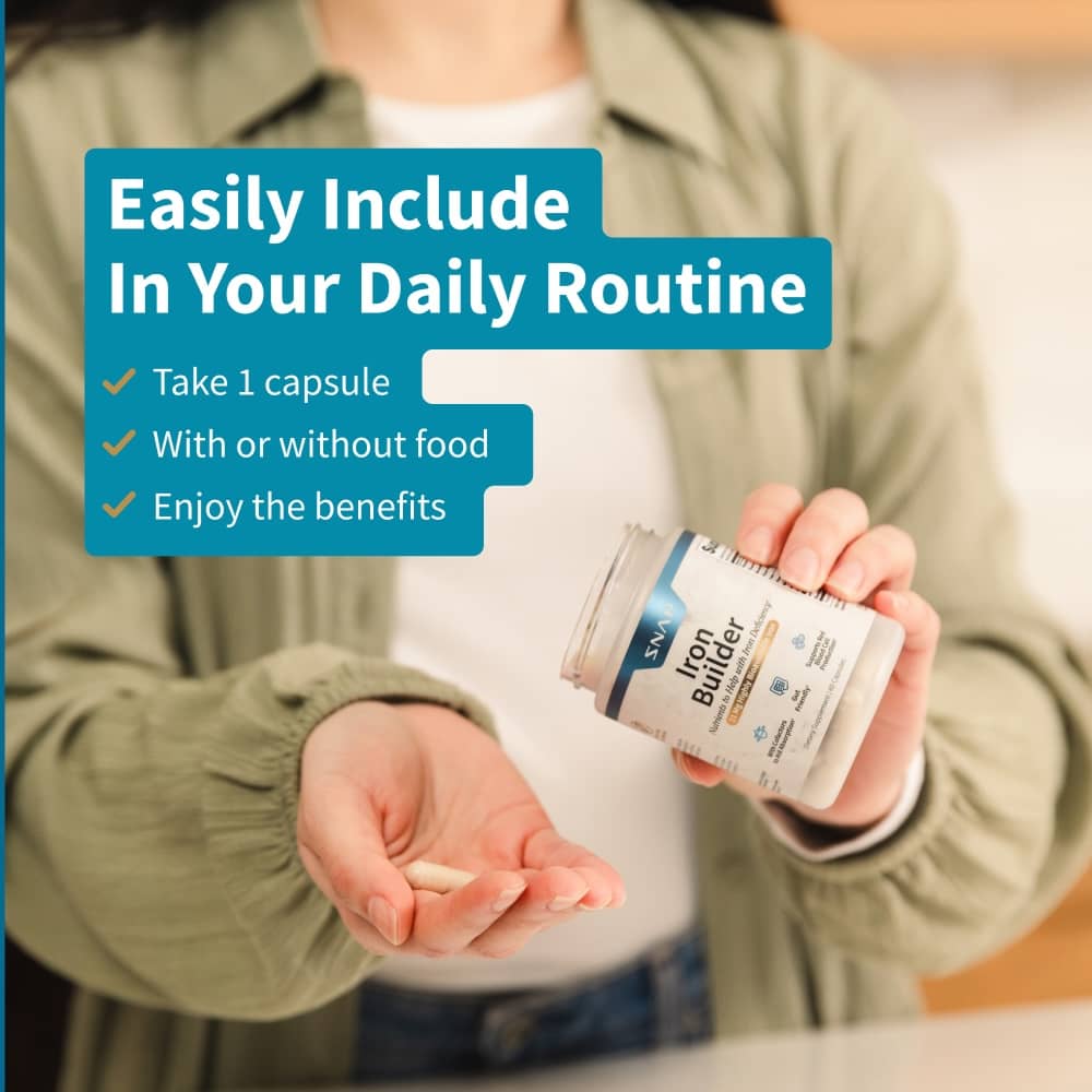 Iron Builder with Vitamins B & C Absorption Boosters