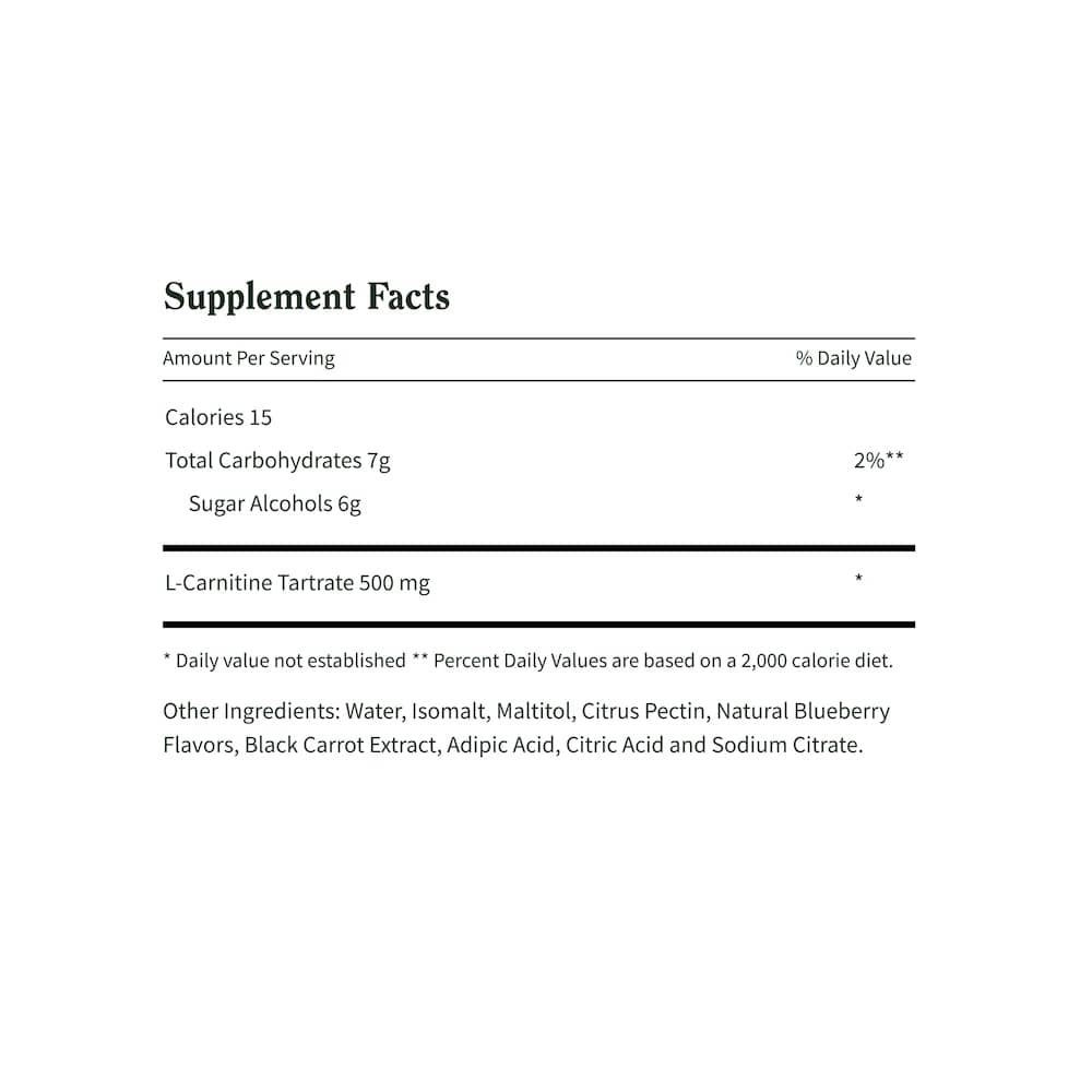 L-Carnitine Sugar-Free Blueberry Gummies